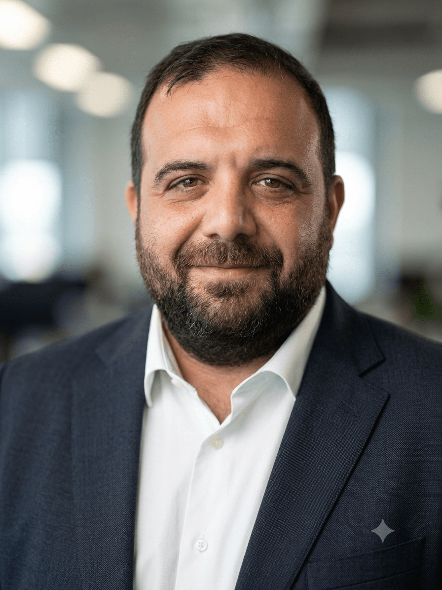 Portrait of Ferhat Ziba, Co-Founder of WhaleLink